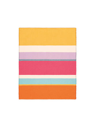 BIEDERLACK | Copriletto - Plaid 130x170cm NIZZA STRIPE Arancione