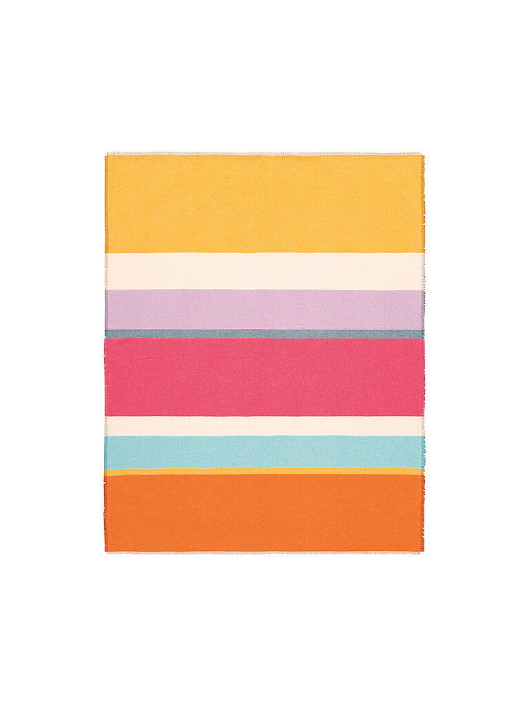 Copriletto - Plaid 130x170cm NIZZA STRIPE Arancione arancione