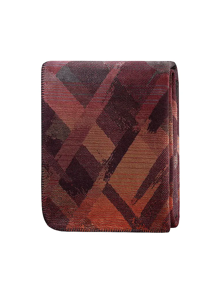 BIEDERLACK | Coperta - Plaid 150x200cm RUBY PASSION Garnet Glow | 