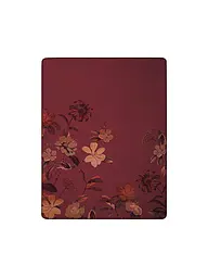 BIEDERLACK | Coperta - Plaid 150x200cm RUBY PASSION Velvet Bloom | Rosso scuro