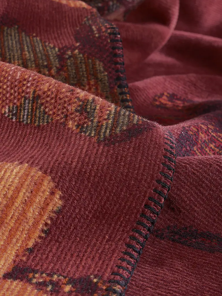 BIEDERLACK | Coperta - Plaid 150x200cm RUBY PASSION Velvet Bloom | 