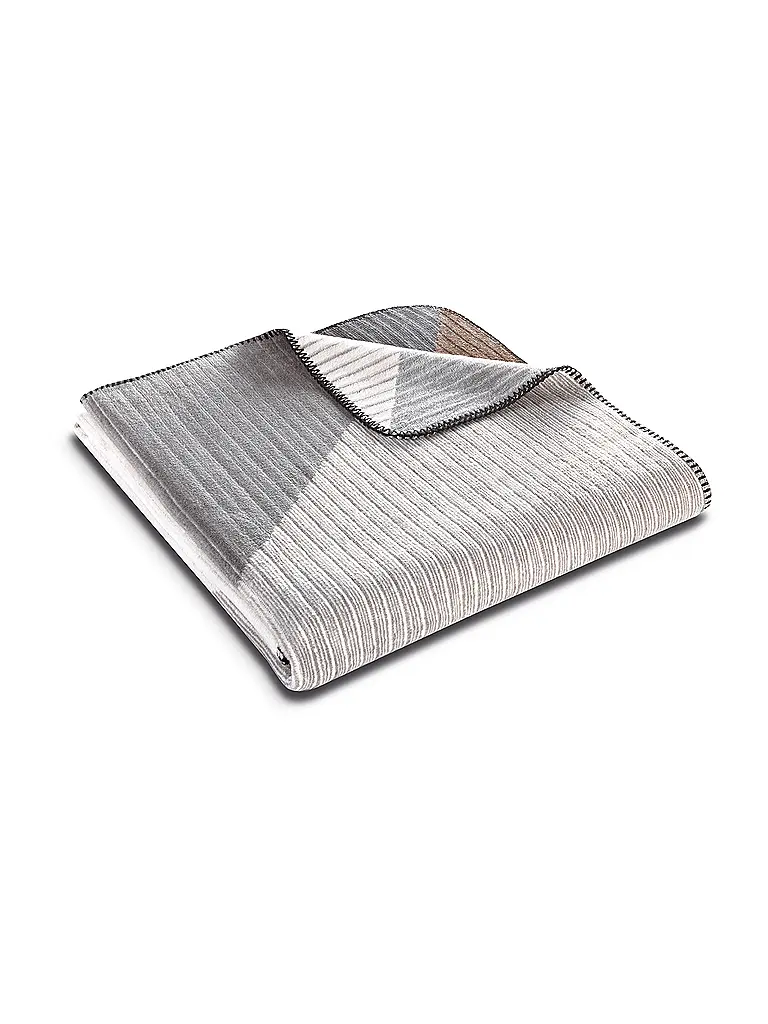 BIEDERLACK | Coperta - Plaid 150x200cm SIMPLY ELEGANT Feel Graphite | 