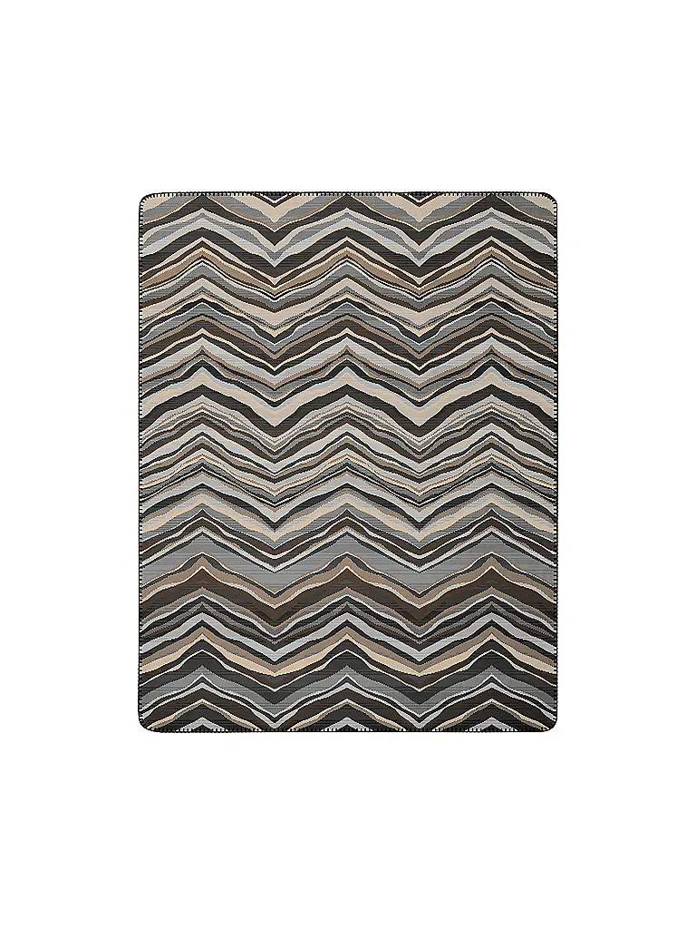 BIEDERLACK | Coperta - Plaid 150x200cm SIMPLY ELEGANT Wild Lines | Marrone