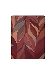 BIEDERLACK | Coperta da divano - Plaid 150x200cm RUBY PASSION Autumn Ember | Rosso scuro