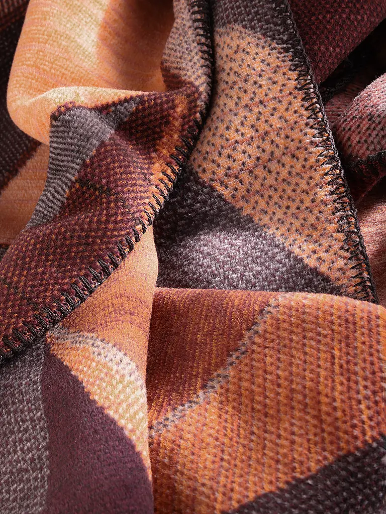 BIEDERLACK | Coperta da divano - Plaid 150x200cm RUBY PASSION Autumn Ember | 