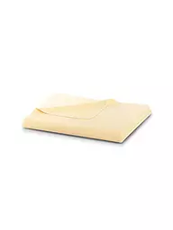 BIEDERLACK | Coperta Plaid 150x200cm CUCITURA OVERLOCK Giallo Perla | Giallo