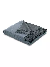 BIEDERLACK | Kaschmir Wohndecke - Plaid 130x170cm | Blu scuro