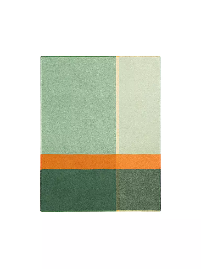 BIEDERLACK | Copriletto - Plaid 130x170cm EVERGREEN Great Green | Verde scuro