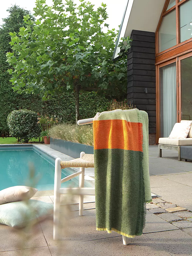 BIEDERLACK | Copriletto - Plaid 130x170cm EVERGREEN Great Green | 
