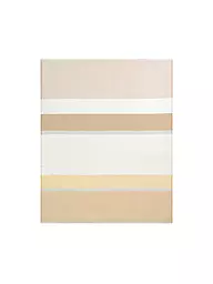 BIEDERLACK | Copriletto - Plaid 130x170cm WHITE SANDSATION Sand Stripe | Beige