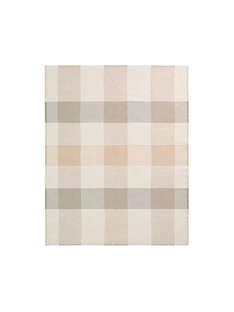 BIEDERLACK | Copriletto - Plaid 130x170cm WHITE SANDSATION White Boucle | Cammello