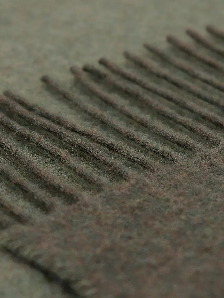 BIEDERLACK | Plaid CASHMERE 130x170cm Forest Salvia | Verde scuro