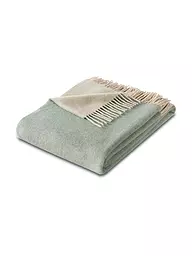 BIEDERLACK | Kaschmir Wohndecke - Plaid 130x170cm | Verde chiaro