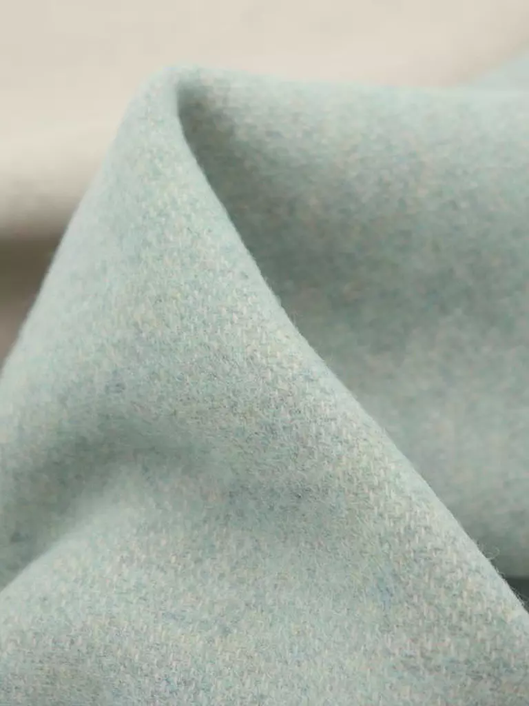 BIEDERLACK | Plaid Coperta CASHMERE 130x170cm Malva/Crema | Verde chiaro