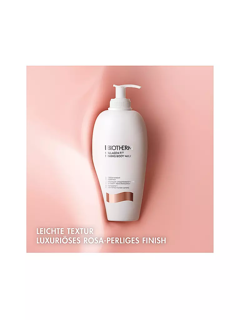 BIOTHERM | Collagen Fit Latte Corpo con Biotech Plankton™, Frazione di Peptidi di Collagene e Caffeina 400ml | Senza colore