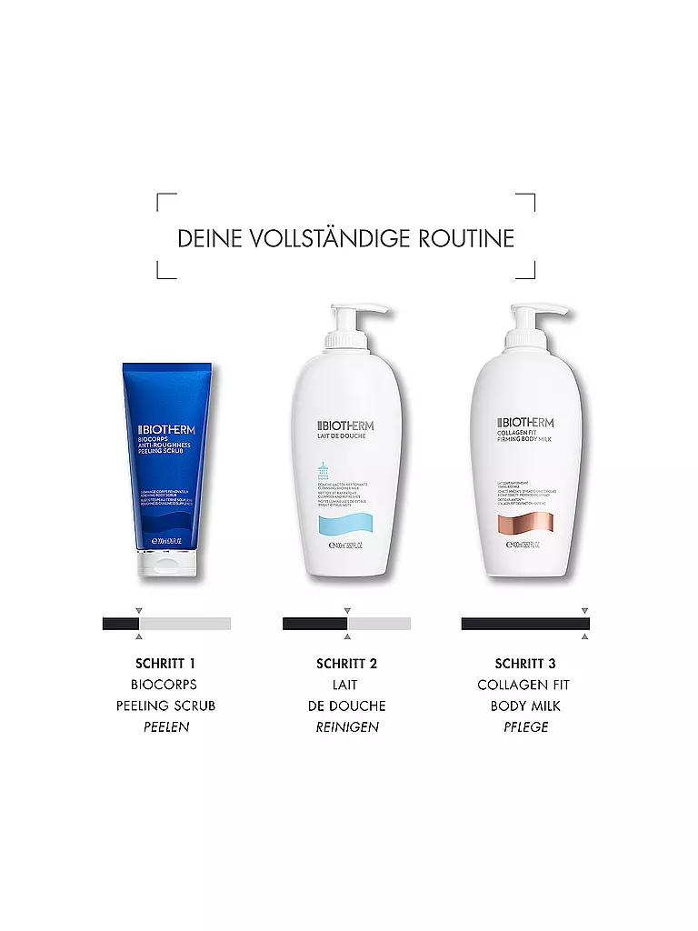 BIOTHERM | Collagen Fit Latte Corpo con Biotech Plankton™, Frazione di Peptidi di Collagene e Caffeina 400ml | Senza colore