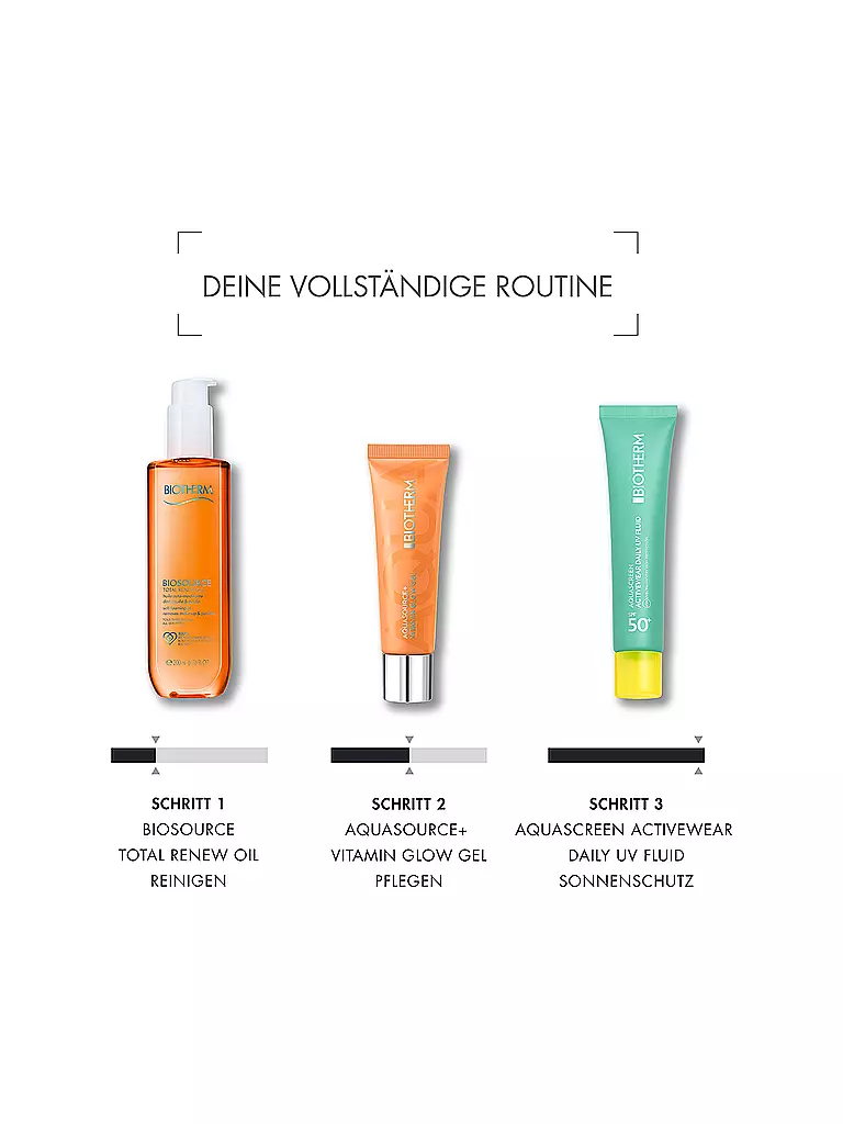 BIOTHERM | Crema viso - Aquasource Vitamin Glow Gel 30ml | Senza colore