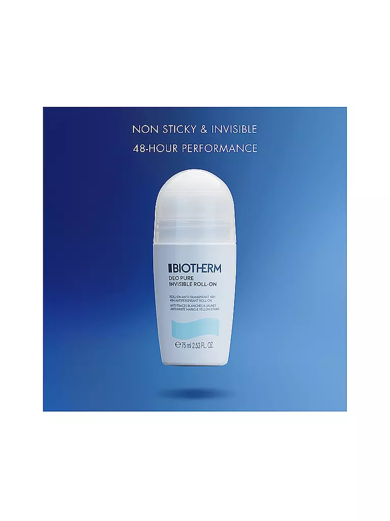 BIOTHERM | Deo Pure Invisible 48h Roll-On 75ml | Senza colore