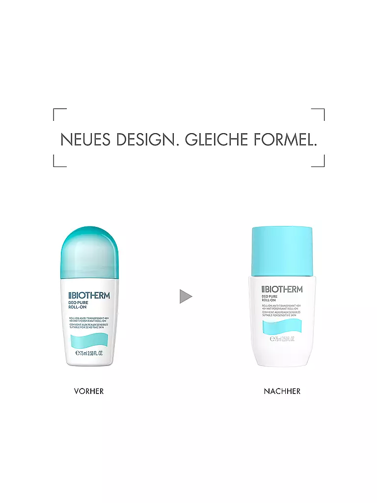 BIOTHERM | Deo Pure Roll-On 75ml | Senza colore