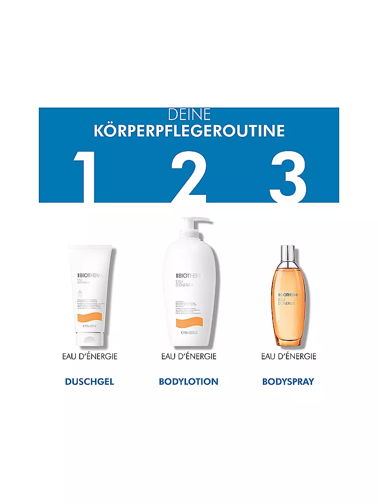 BIOTHERM | Eau d'Énergie Latte Corpo 400ml | Senza colore