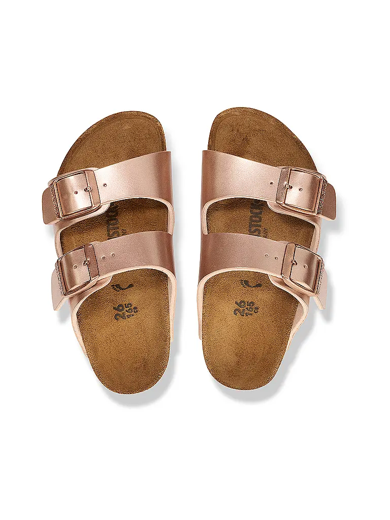 BIRKENSTOCK | Kinder Sandalen ARIZONA
Marke: BIRKENSTOCK
Farbe: kupfer
Kategorien: Mode,Kinder,Mädchen

Material: Leder
Musterung: Metallic
Stil: Pure
Absatzhöhe: Flacher Absatz | 