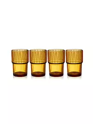 BITZ | Bicchiere KUSINTHA Set da 4 380ml Blu | Arancione