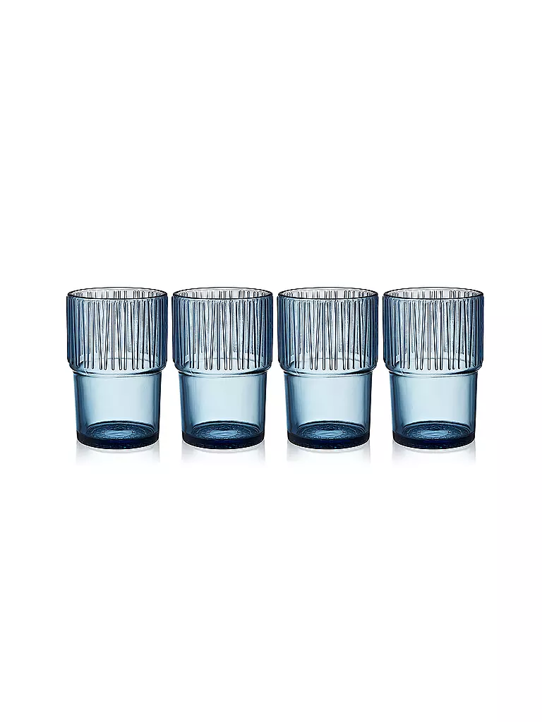 BITZ | Bicchiere KUSINTHA Set da 4 380ml Blu | Blu
