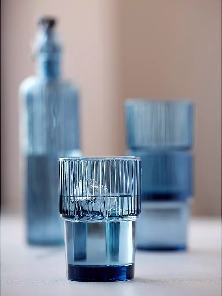 BITZ | Bicchiere KUSINTHA Set da 4 380ml Blu | Blu