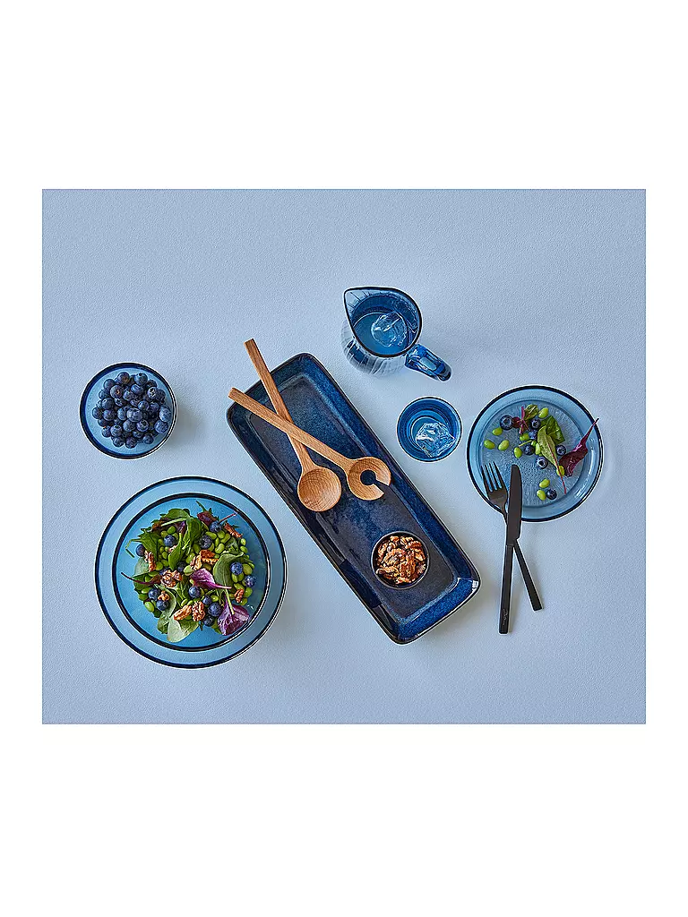 BITZ | Ciotola in vetro KUSINTHA 24 cm Blu | Blu