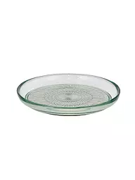 BITZ | Piatto in vetro KUSINTHA 18 cm Blu | Verde chiaro