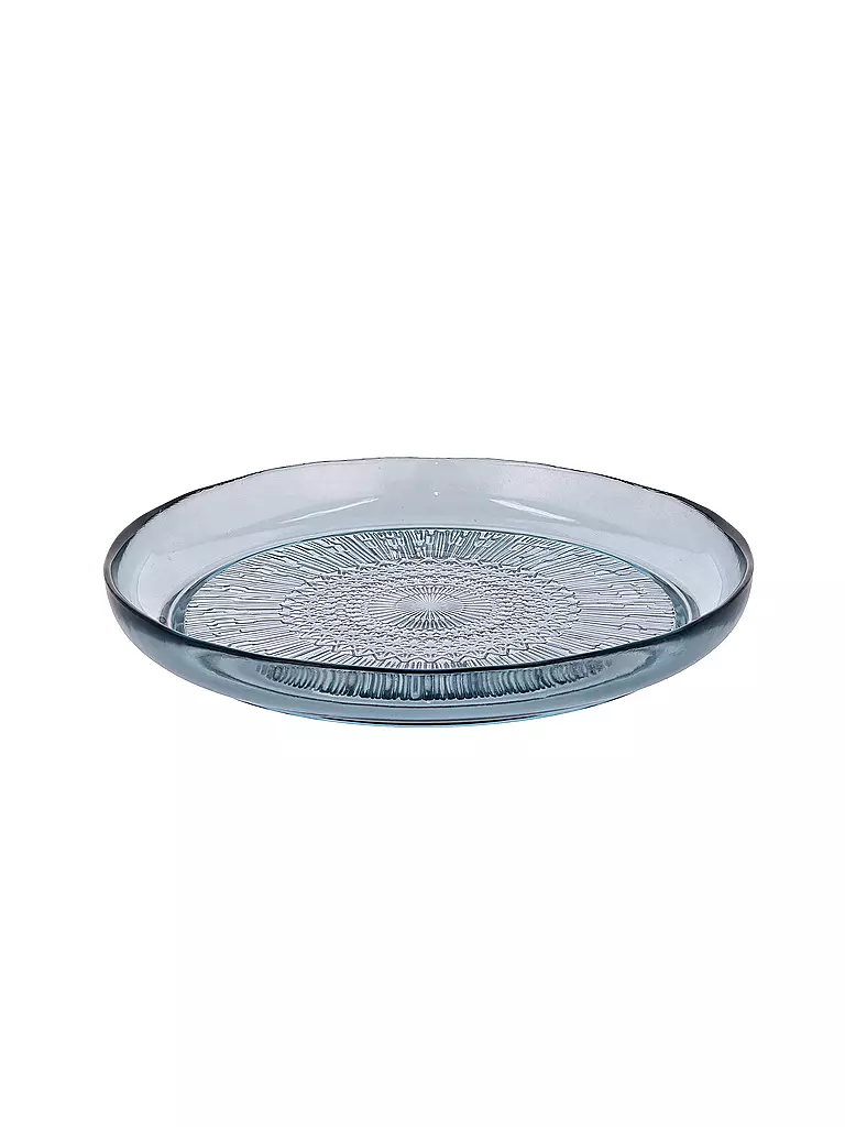 BITZ | Piatto in vetro KUSINTHA 25 cm blu | Blu