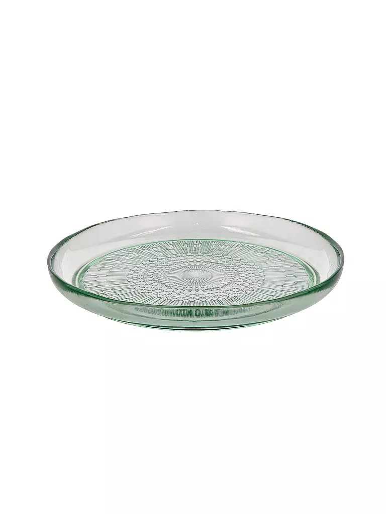 BITZ | Piatto in vetro KUSINTHA 25cm Verde | Verde chiaro