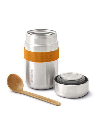 BLACK+BLUM | Thermosbehälter - Food Flask 400ml Arancione/Acciaio Inox