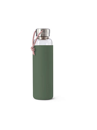 BLACK+BLUM | Borraccia in vetro 0,6 l Olive/Vetro
