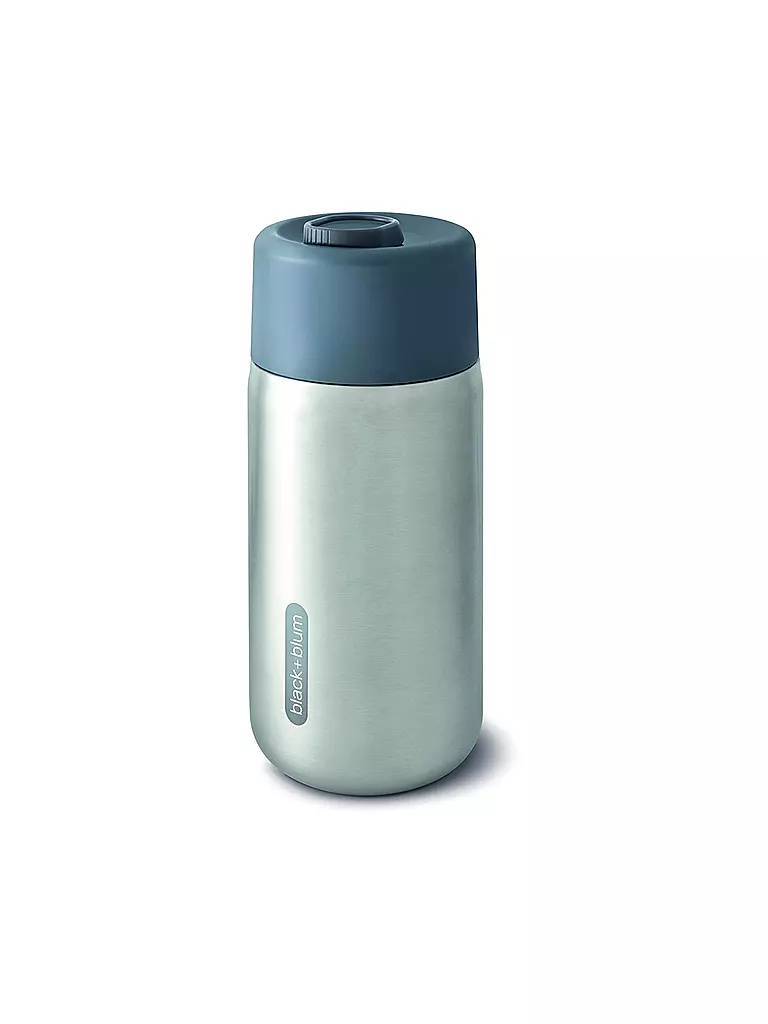 BLACK+BLUM | Bicchiere termico – Acciaio inox da asporto 340 ml ardesia/acciaio inox | Grigio