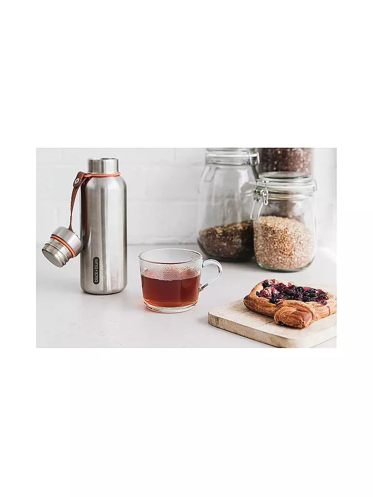 BLACK+BLUM | Borraccia termica 0,5 l arancione / acciaio inossidabile | 