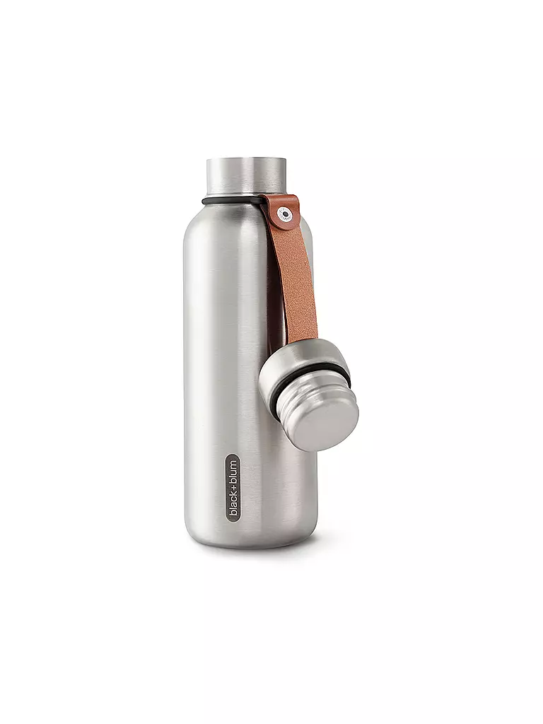 BLACK+BLUM | Borraccia termica 0,5 l Nero/Acciaio inossidabile | Nero