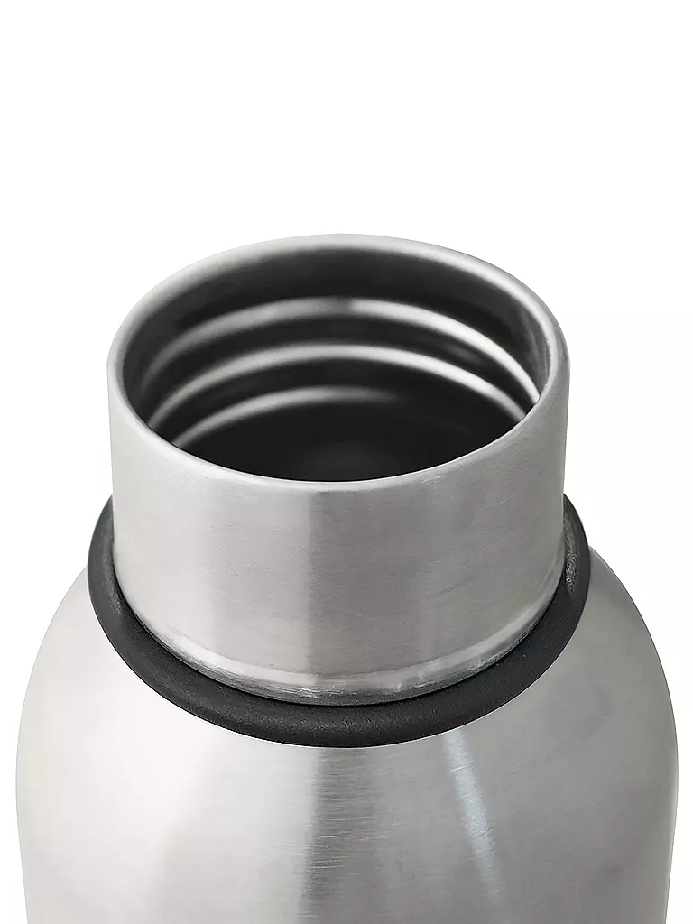 BLACK+BLUM | Borraccia termica 0,5 l Nero/Acciaio inossidabile |