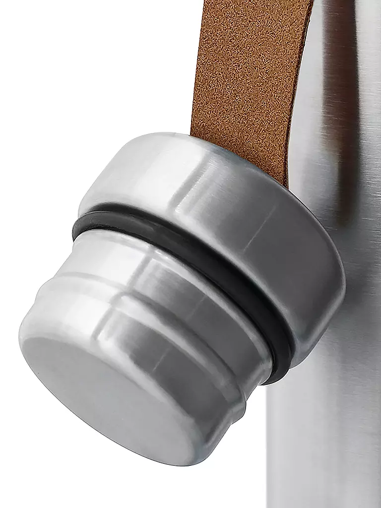 BLACK+BLUM | Borraccia termica 0,5 l Nero/Acciaio inossidabile |