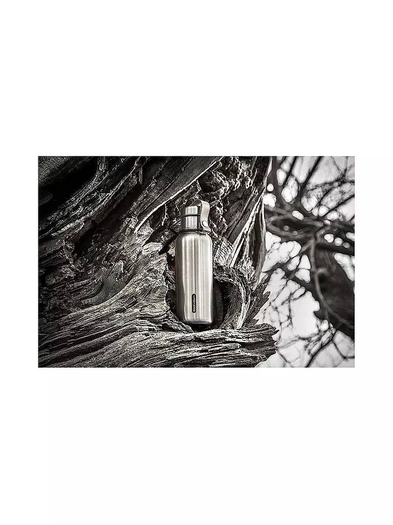 BLACK+BLUM | Borraccia termica 0,5 l Nero/Acciaio inossidabile |