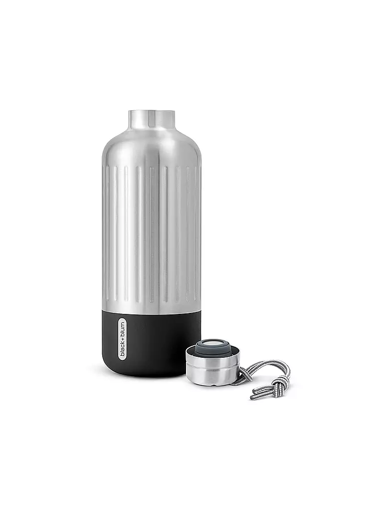 BLACK+BLUM | Borraccia termica EXPLORER 0,85 l Nero/Acciaio inox |
