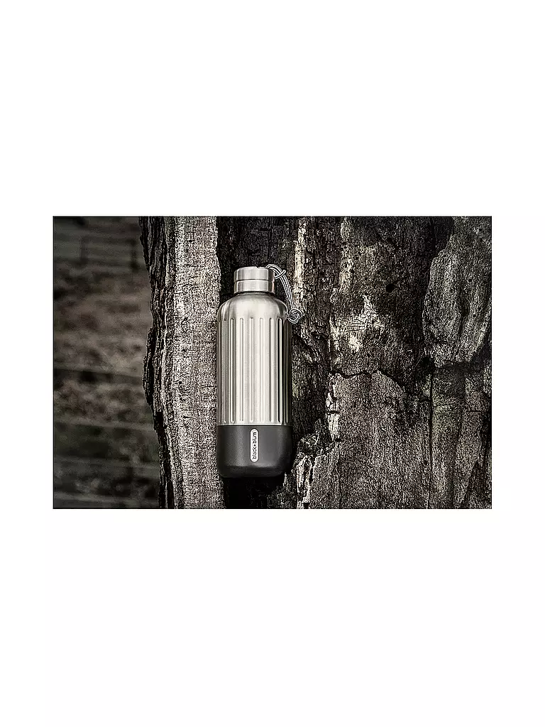 BLACK+BLUM | Borraccia termica EXPLORER 0,85 l Nero/Acciaio inox |