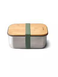 BLACK+BLUM | Contenitore per alimenti - Lunchbox grande 19x13,5 cm Oliva/Acciaio inossidabile | Oliva