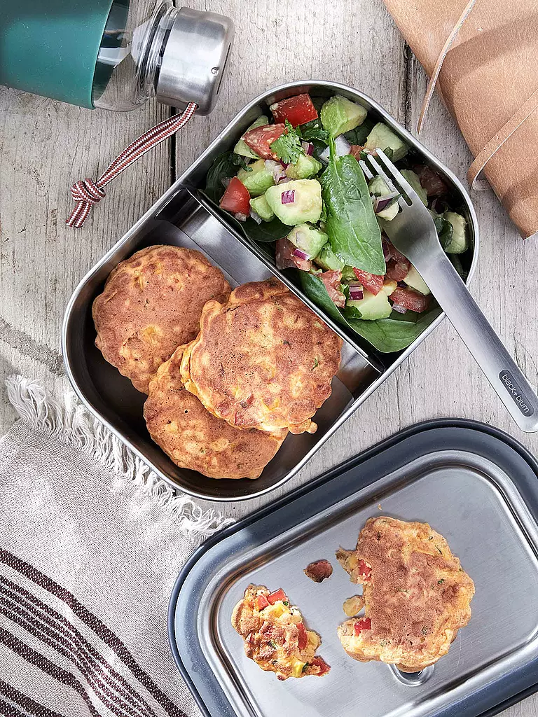 BLACK+BLUM | Lunchbox Grande 1l Arancione/Acciaio Inox | 