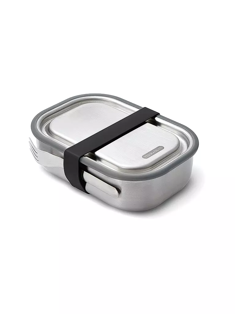 BLACK+BLUM | Lunchbox Grande 1l Nero/Acciaio Inox | Nero