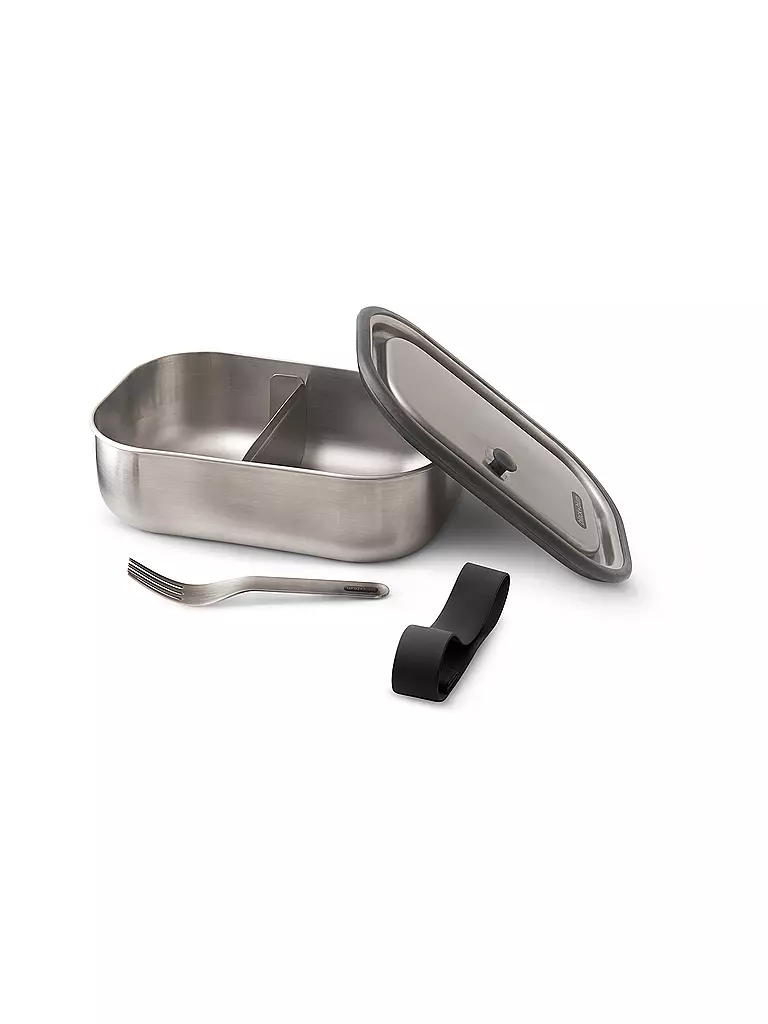 BLACK+BLUM | Lunchbox Grande 1l Nero/Acciaio Inox |