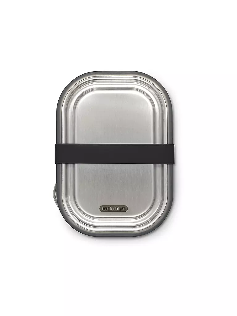 BLACK+BLUM | Lunchbox Grande 1l Nero/Acciaio Inox |
