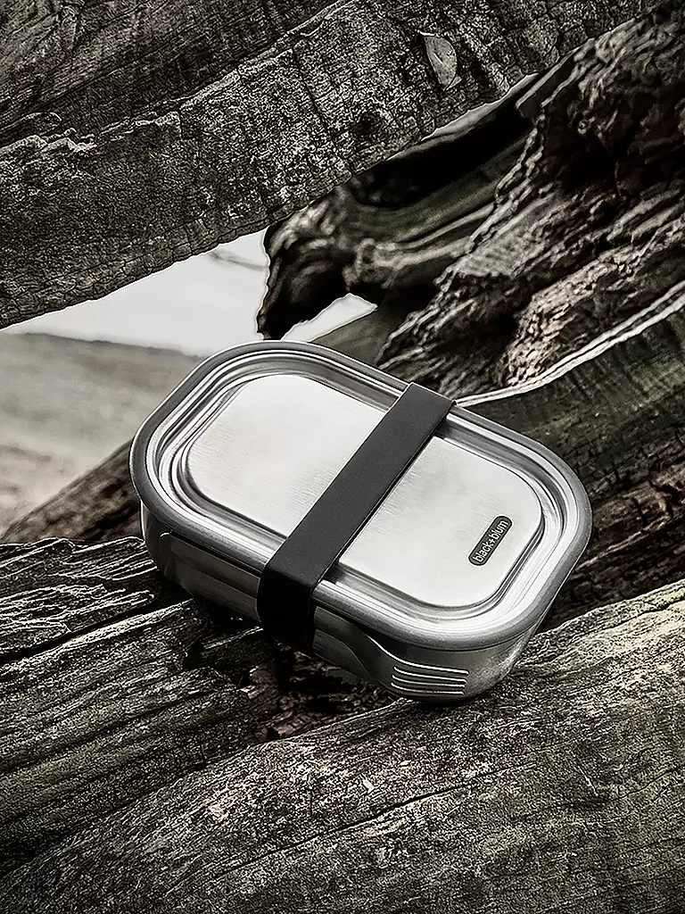 BLACK+BLUM | Lunchbox Grande 1l Nero/Acciaio Inox |