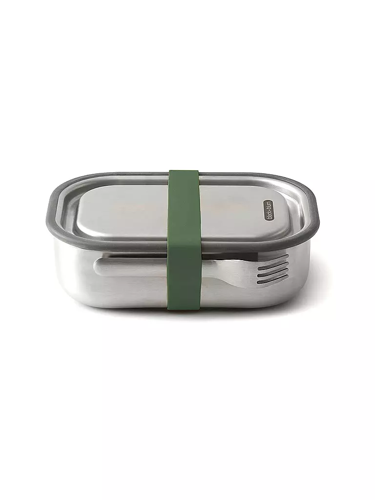 BLACK+BLUM | Lunchbox Grande 1l Oliva/Acciaio Inox | Oliva