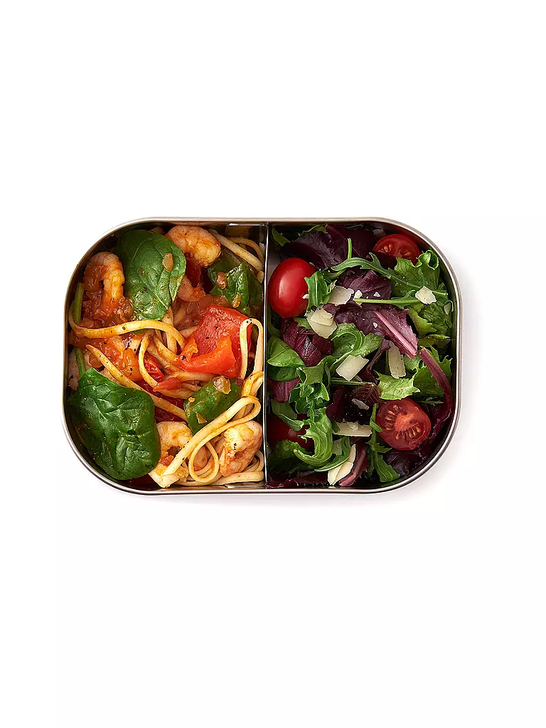BLACK+BLUM | Lunchbox Grande 1l Oliva/Acciaio Inox | 